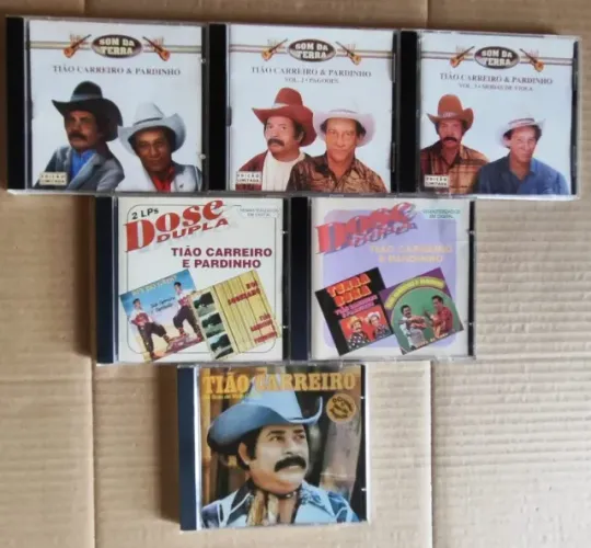 Combo 6 CDs Tião Carreiro e Pardinho