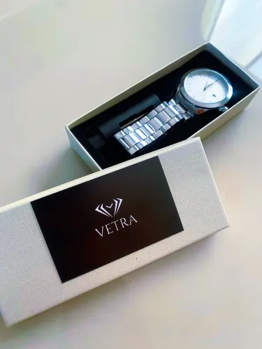 Relógio Vetra Masculino Luxo + Caixa Original