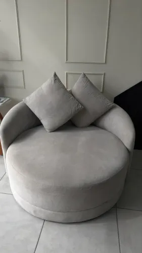 Sofá chaise redondo