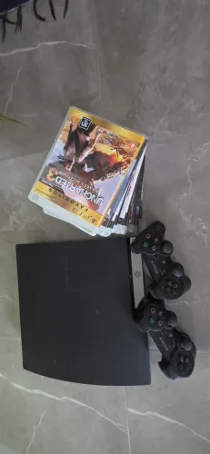 PS3 original 2 controles 10 jogos