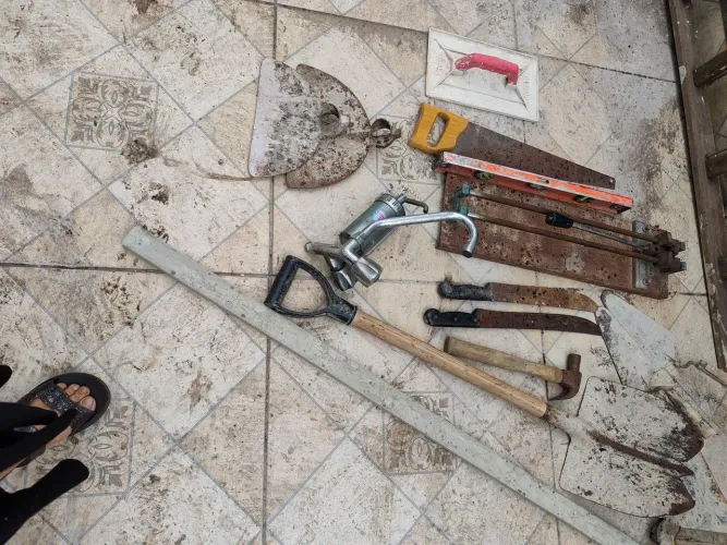 Vários tipos de utencilios