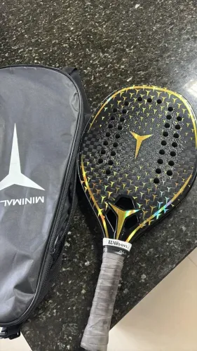 Raquete Beach Tennis Minimalist Gold Carbono 12 k  