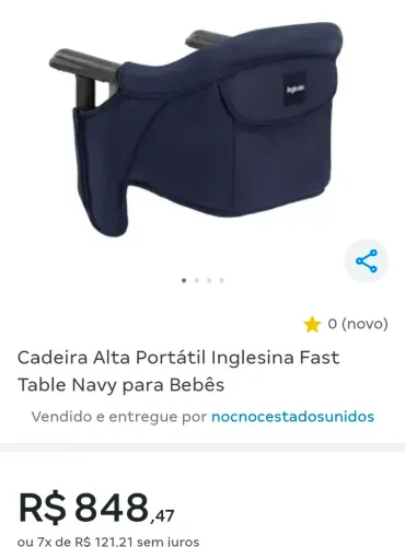 Cadeira de bebê