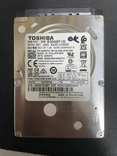 HD 1TB Notebook Toshiba