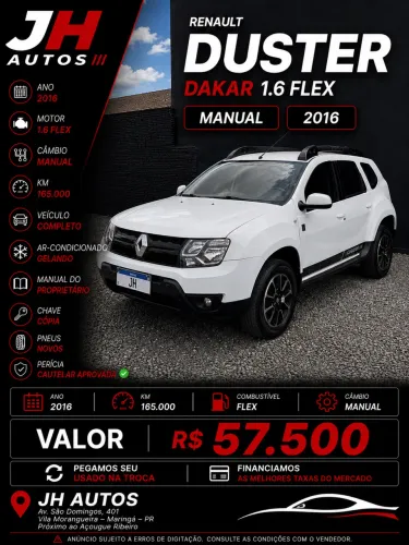 Renault Duster Dakar 4X2 1.6 Hi-flex 16V Mec. 2016