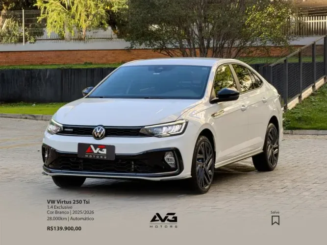 Volkswagen Virtus Exclusive 250tsi 1.4 Flex 16V AUT 2026
