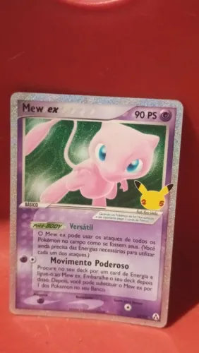 Carta Pokémon Mew ex 88/92 Original - Excelente Estado