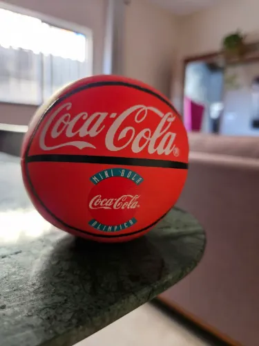 Mini bola de basquete promoção Coca cola olimpíadas 1996