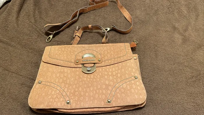 Bolsa tipo pasta unissex - Couro legítimo nova - Arzon