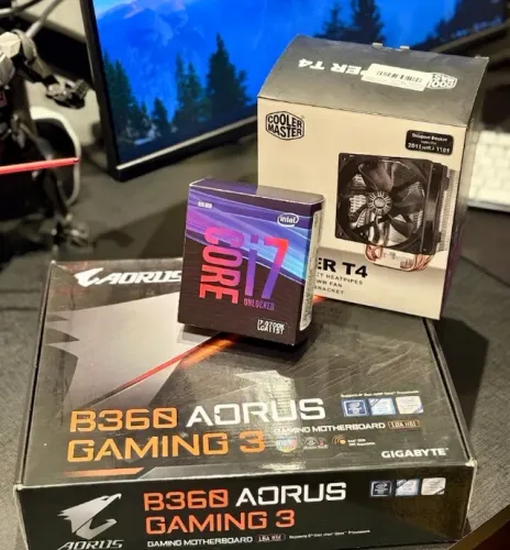 Kit Upgrade Intel i7 9700k + B360 Aorus