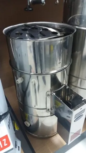 Descascador de batatas inox automatico metvisa 6kg 220v (novo) Alecs