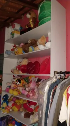 Estante com 7 Prateleiras Mdf Branca