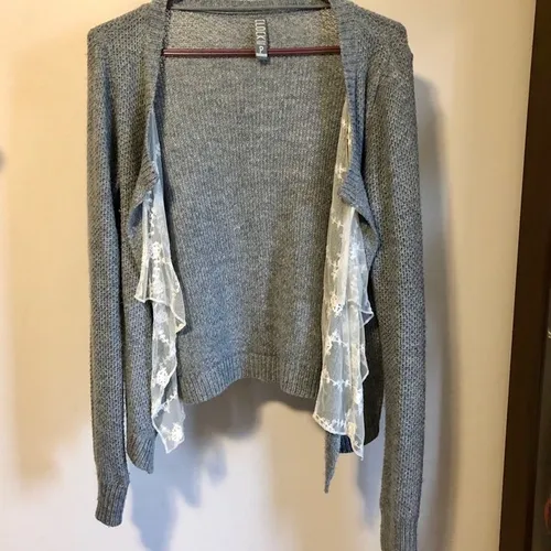 Casaco / cardigan de lã 