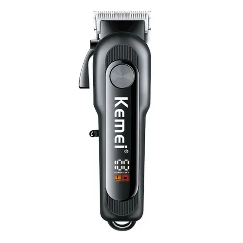 Maquina Cortador De Cabelo Profissional Com Display Kemei KM-1132