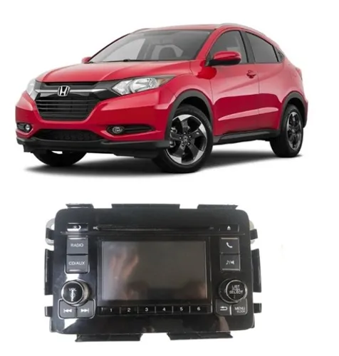 Central Original Multimídia Honda HRV 2015 2016 2017 2018 2019