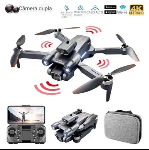 Drone S1S com Motores Brushless e Sensor de obstáculos