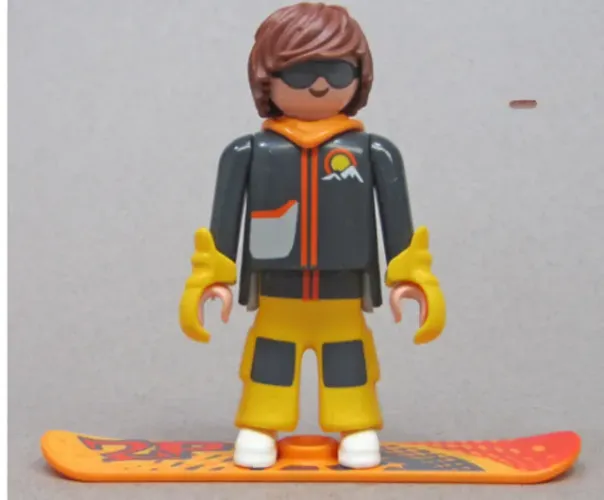 Playmobil figura da série 5 Snowboarder