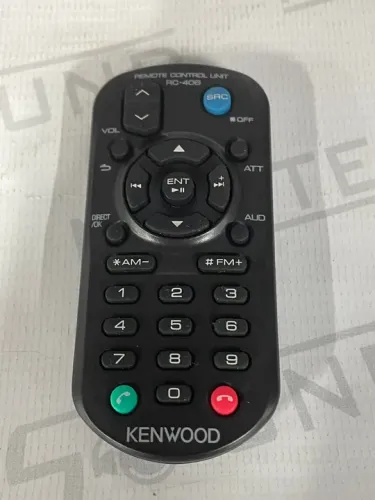 Controle kenwood para som automotivo 