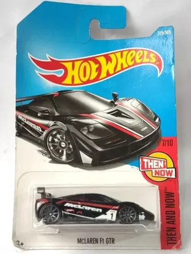 Miniatura Mclaren F1 Gtr Hot Wheels 1/64