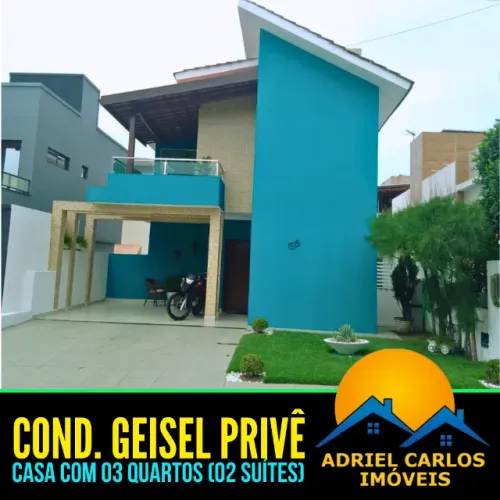 Casa com 03 quartos (02 suítes) no Geisel Privê - Oportunidade