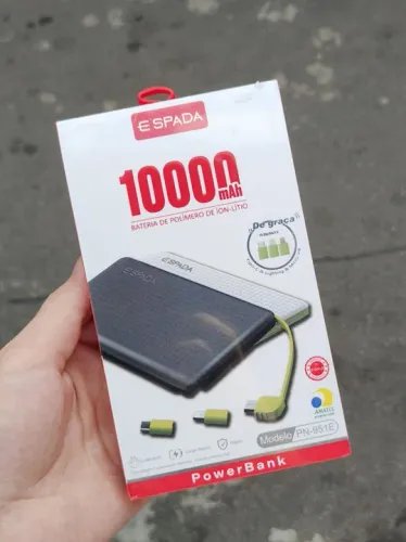 Carregador portátil 10.00 mAh - ENTREGA GRÁTIS