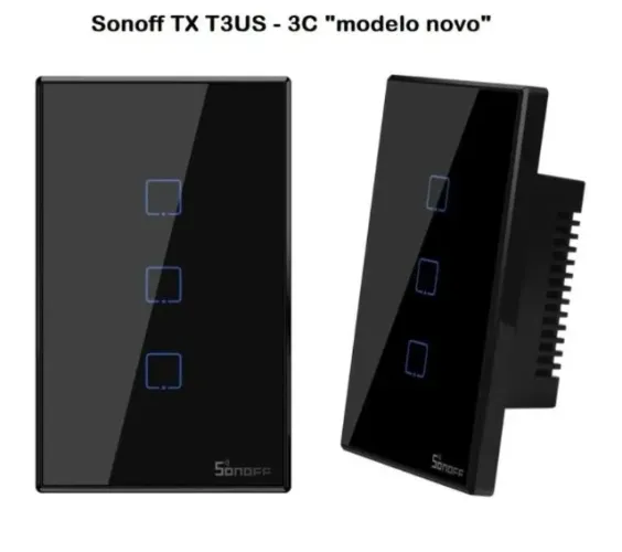 Interruptor Inteligente Wifi Com 3 botoes compativel com alexa