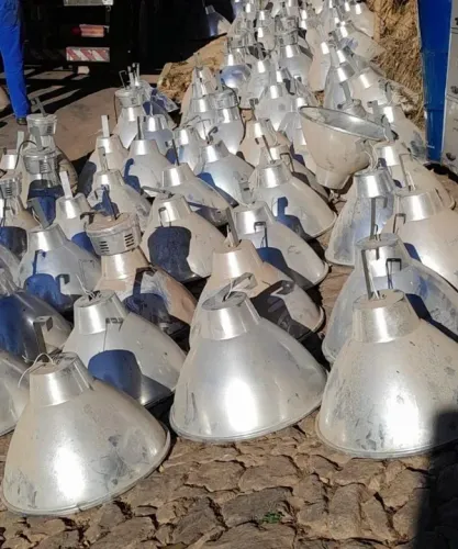 Luminárias de alumínio