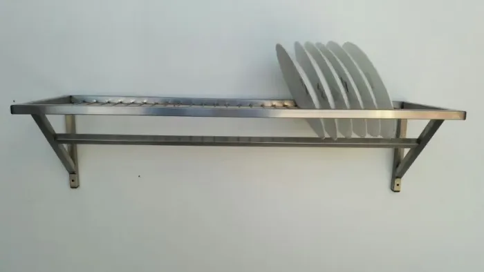 Prateleira em inox para cozinha - Escorredor de pratos