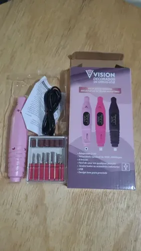 Lixa de unha motorzinho com lixas