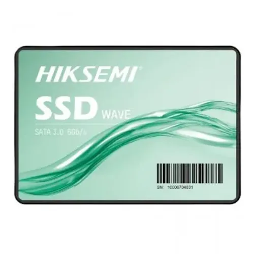 SSD Hiksemi Wave, 240GB, SATA III 6GB/S, 2.5", Leitura 530MB/s, Gravação 400MB/s, Preto - 