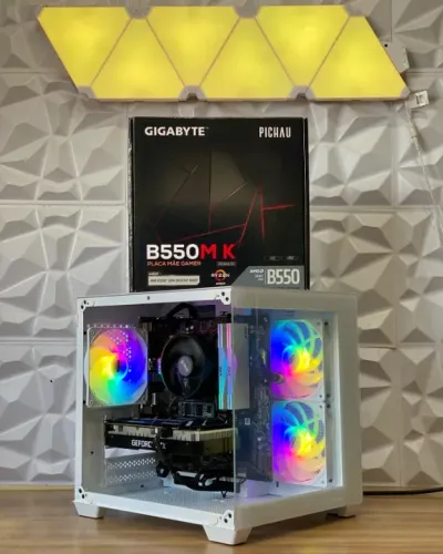 PC Gamer Novo RYZEN 5 + RTX 3050 + 1 ano de garantia e em até 12x