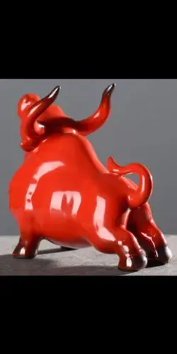 Touro de porcelana