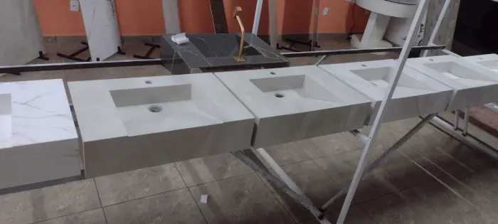 Pias de porcelanato a pronta entrega vários modelos e cores