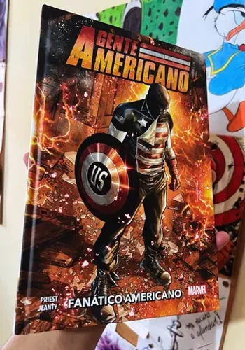 Agente Americano Fanático Americano, hq nova.