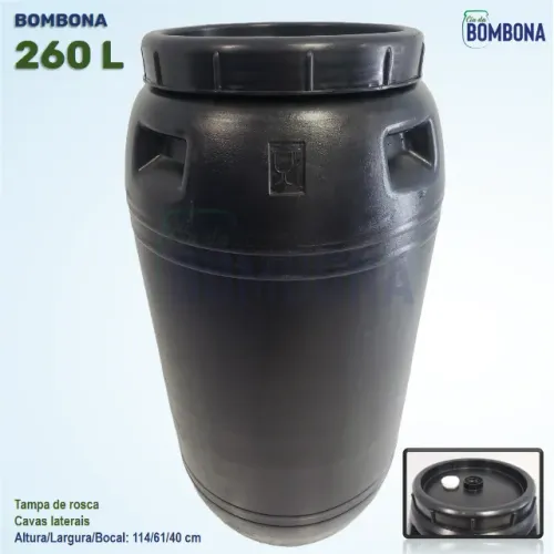 Bombona 260 Litros - A Maior de Todas 
