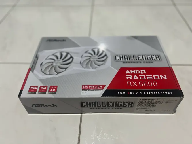 Placa de vídeo ASRock CHALLENGER AMD RADEON RX 6600 nova