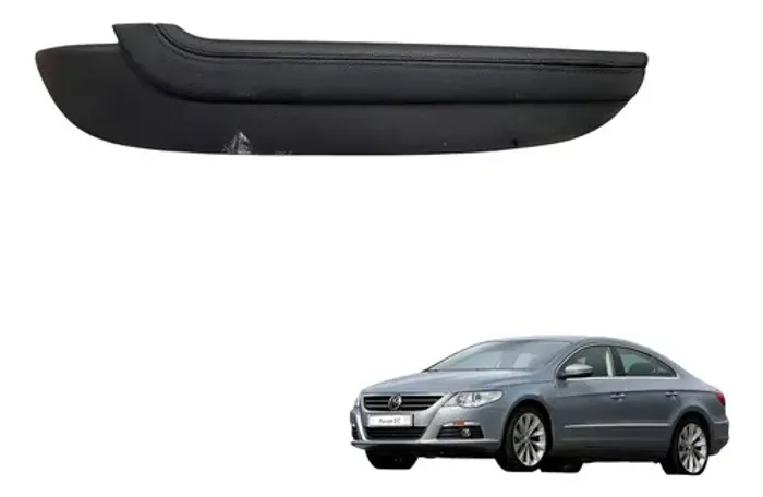 Puxador Porta Dianteira Direita Volkswagen Passat Cc 2011 Preto