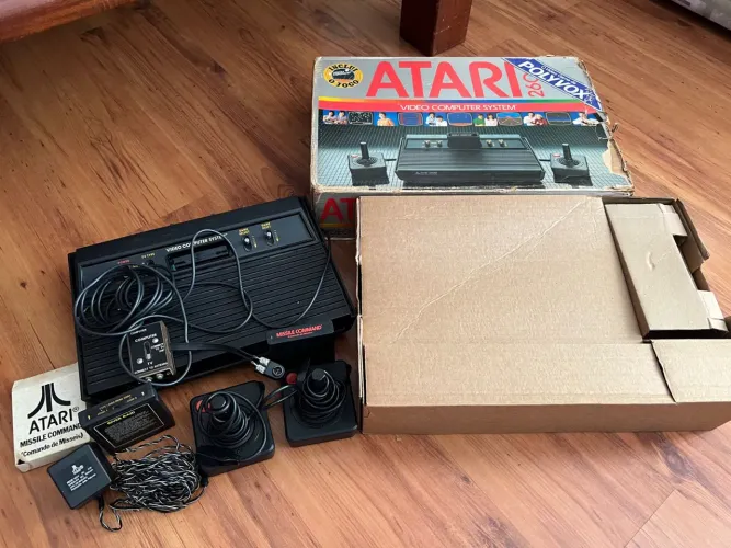 Atari 1994 completo e funcionando 