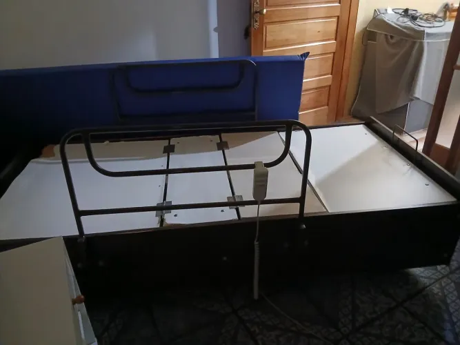 Cama Articulada com Grade e Controle. Vem com colchão D33 Ortobom