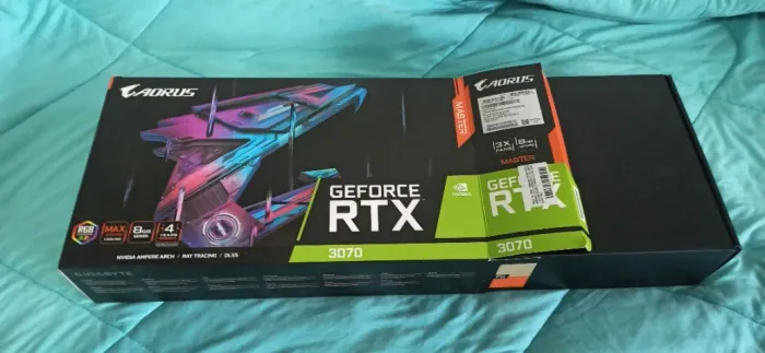 Placa de Vídeo GIGABYTE RTX3070 Aorus 