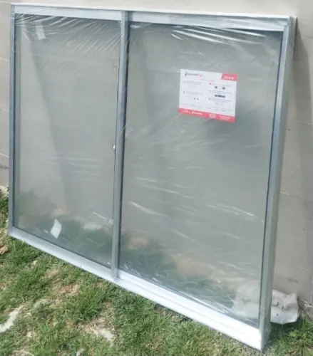 Janela alumínio 1.00x1.20, 2 Folhas.