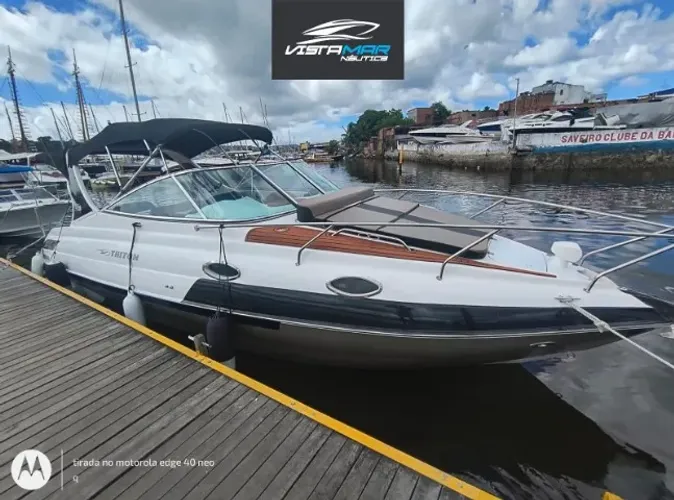 Lancha Triton 29.5 com motor 2024 (Ñ Focker, nx, fs, real, phantom, nhd, coral, ventura)