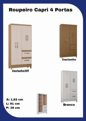 Guarda roupa solteiro
