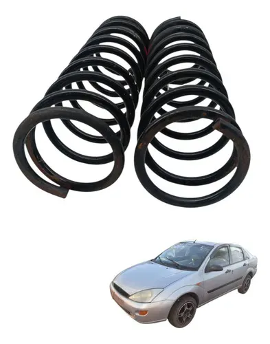 Par Molas Traseiras Ford Focus Sedan Glx  2001 2002 2003