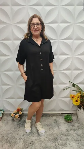 Macaquinho Feminino M - Elegância e Conforto em Um Só Look