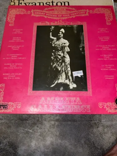 Disco de Vinil Amelita Galli Curci - Great Voices of the Century
