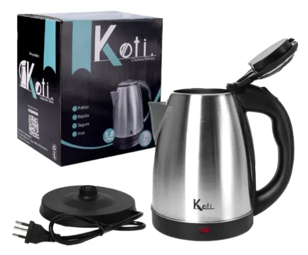 Chaleira Eletrica Koti Inox 1.8l Deslig. Autom. 220v
