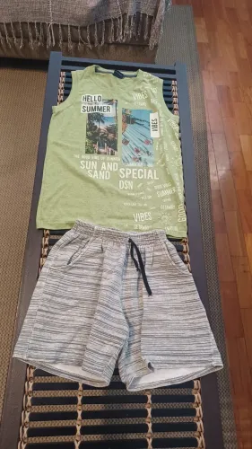 Conjunto Infantil Verão - Camiseta e Shorts