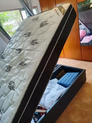 Cama box bipartida SEM colchão 