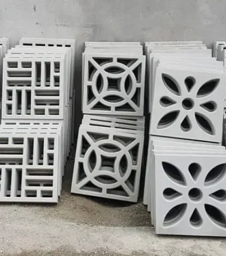 Blocos Vazados Decorativos em Concreto - Elemento vazado